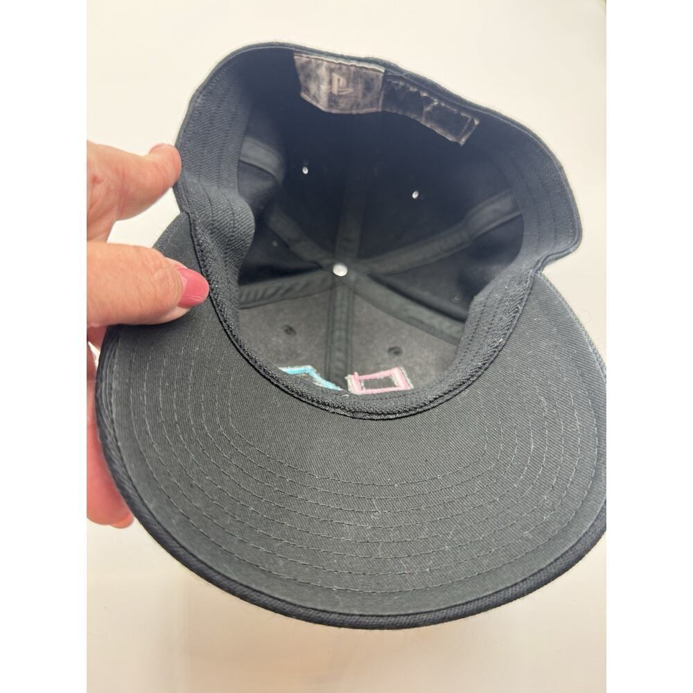 Sony‎ PlayStation Embroidered Button Controller Snapback Black Hat excellent! - Picture 3 of 3